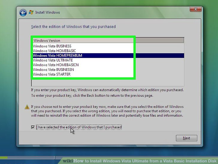 Ключи к Windows Vista